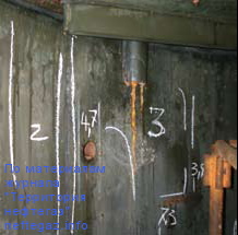 Повреждения металла,абсорбер 3У272С01 (2007 год)